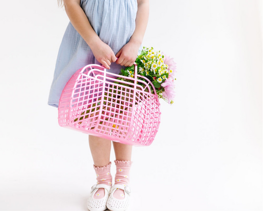 Pink Large Jelly Tote