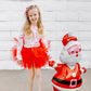 Red Santa Oversized Bow