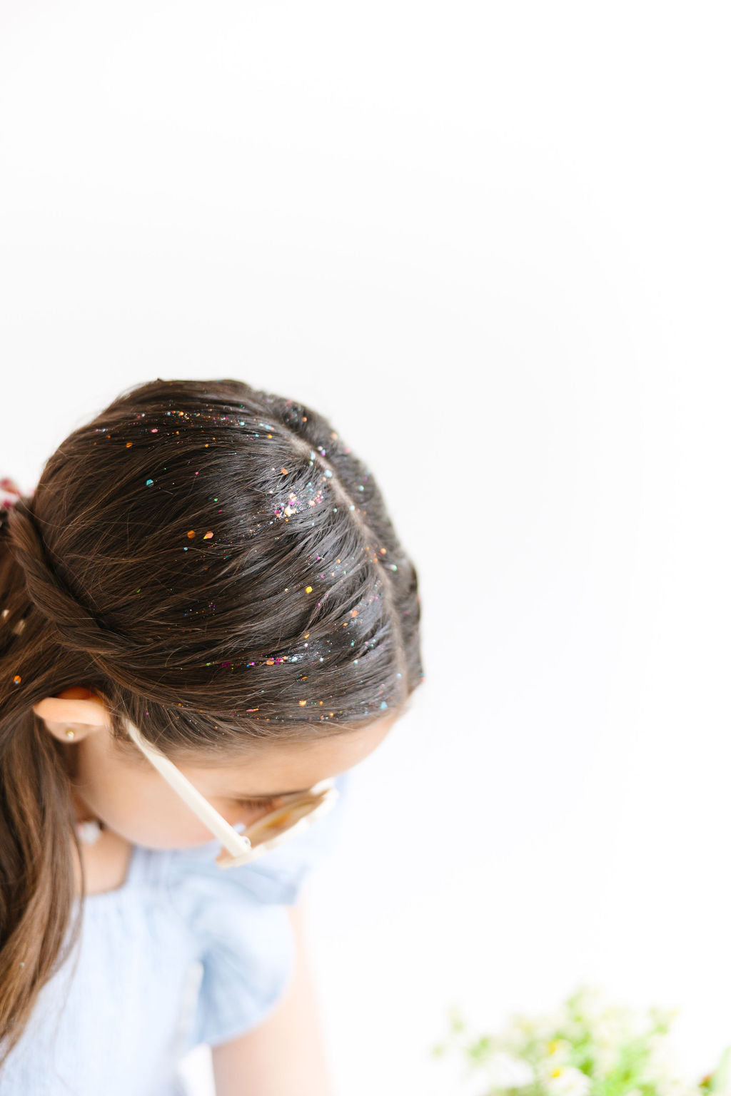 Pink Rainbow Hair Glitter