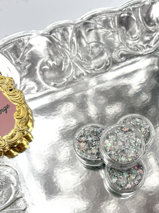 Silver Hair Glitter Gel