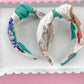 Vintage Heirloom Patchwork Quilted Knotted Headband