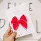 Hot pink small bow
