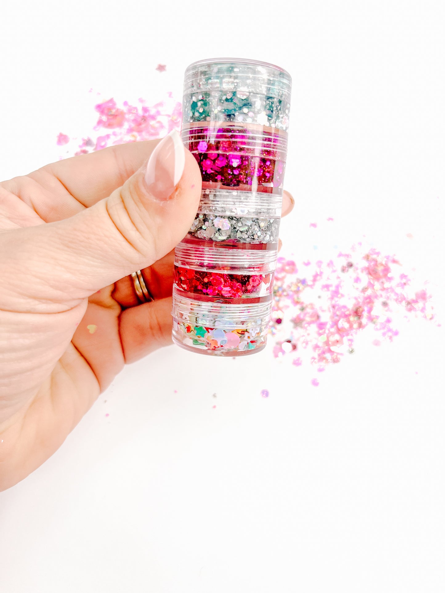 Stack of 5 Hair Glitter Gel