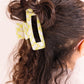 Lime Daisy Medium Claw Clip