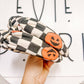 Checkered| Jack-O-Lantern Knotted Headband for Girls & Women