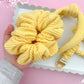 Butter Yellow Ribbed Teacher Gift Set- Lanyard| Knotted Headband| Scrunchie