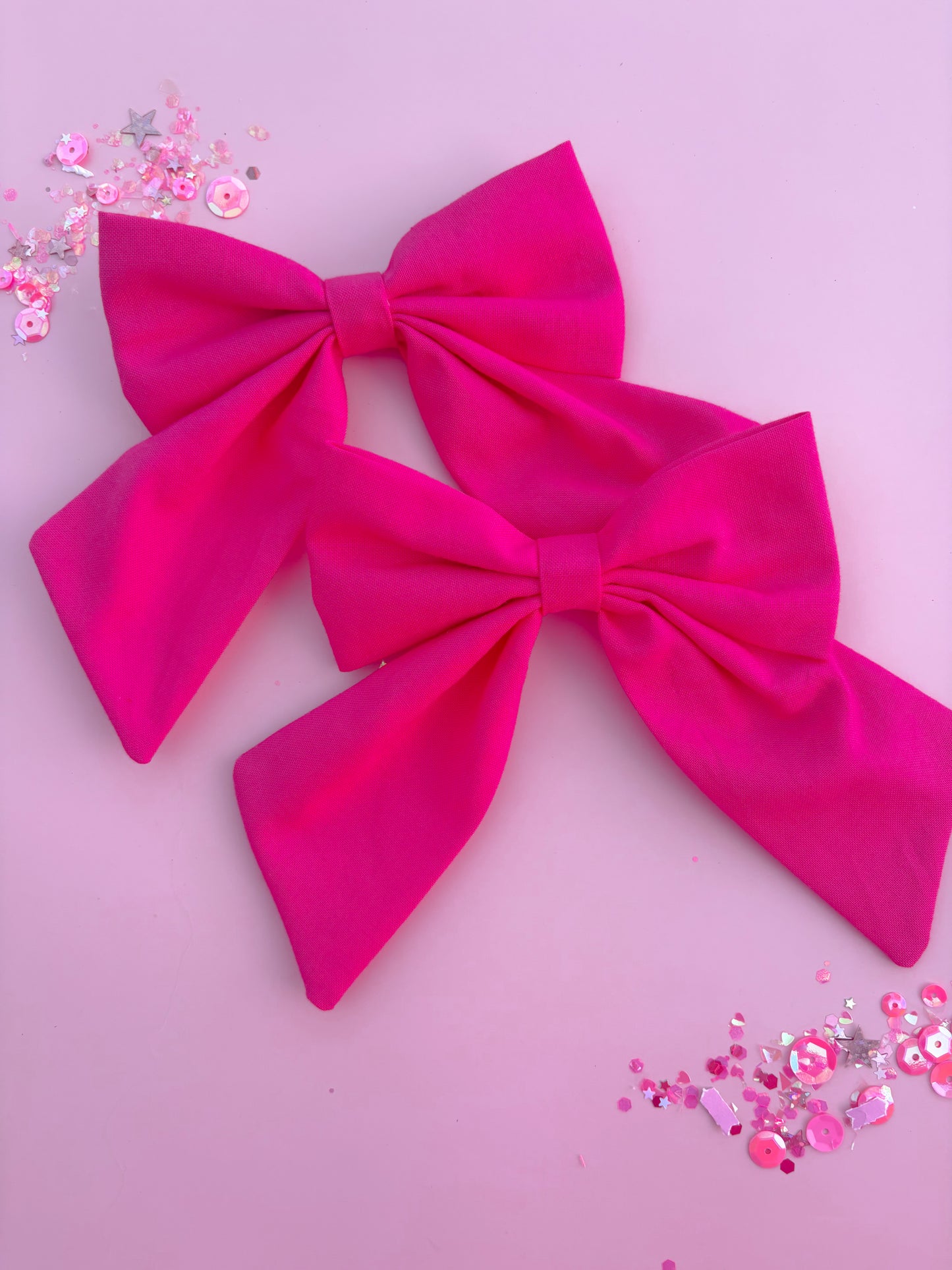 Hot Pink Medium Sailor Bow