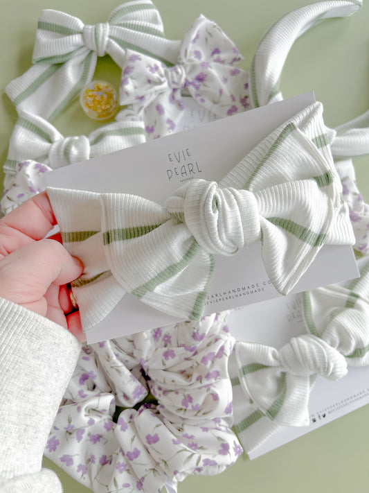 Monthly Baby Bow Turban