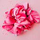 Rosy Pink Velvet Oversized Scrunchie