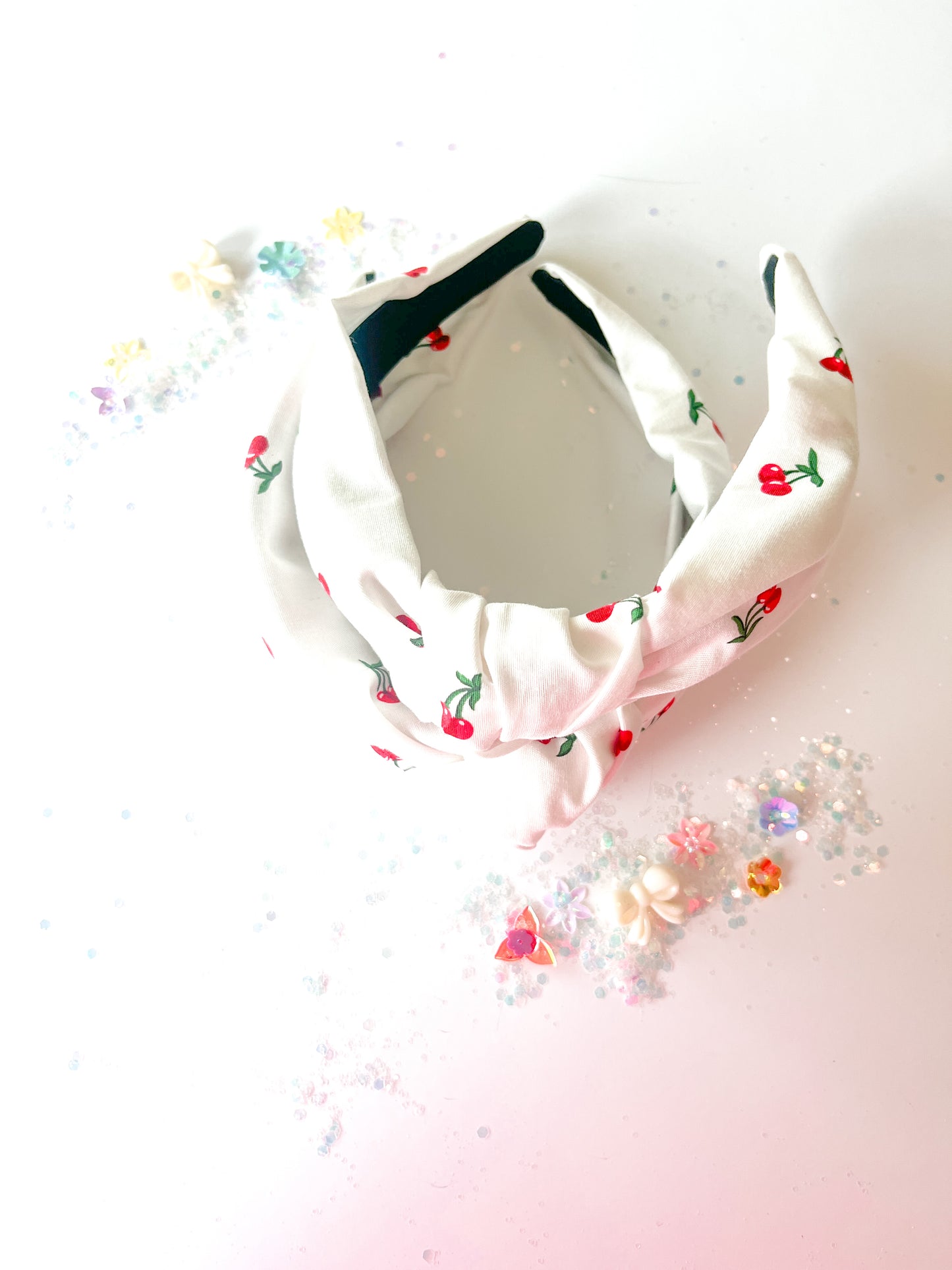 Cherry Knotted Headband for Girls & Women