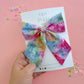 Rainbow Pop Medium Sailor Bow