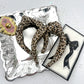 Leopard Glitter Knotted Headband for Girls & Women