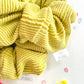 Lime Ribbed Oversized Scrunchy