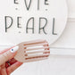 Pink Flat Claw Clip