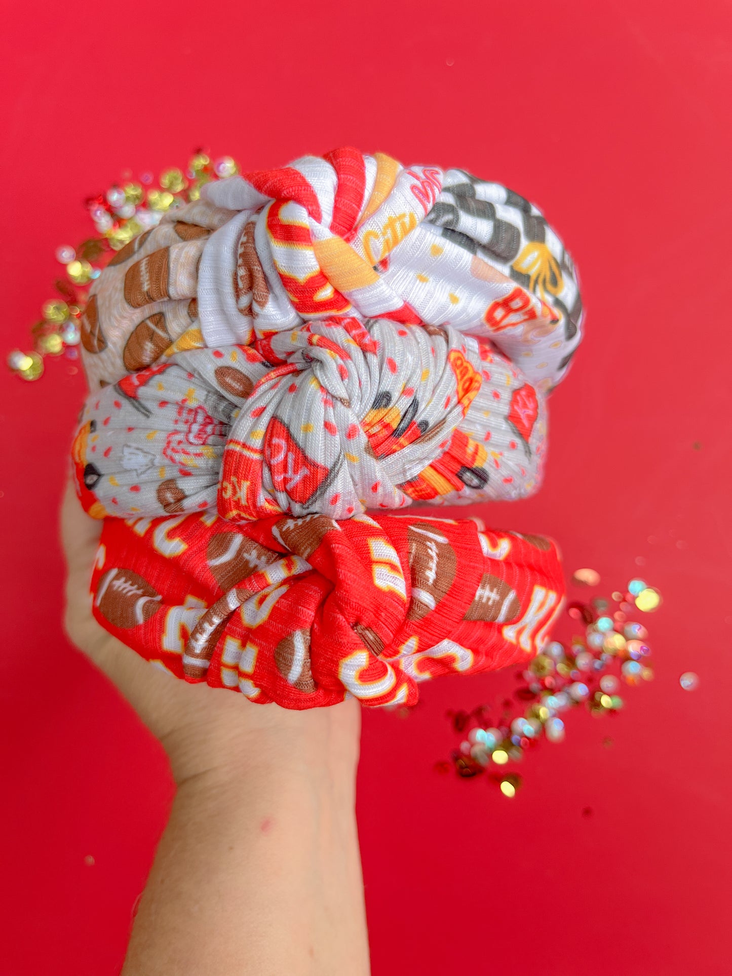 Gray KC Parade Get Loud Knotted Headband for girls & women