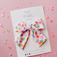 Large Conversation Heart Pinwheel Bow