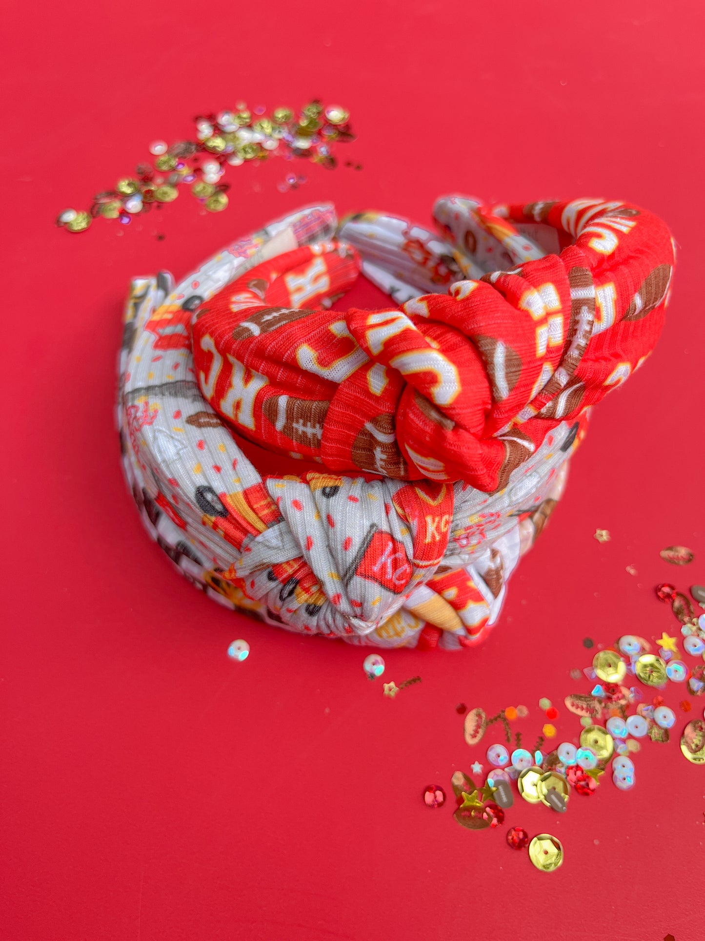Gray KC Parade Get Loud Knotted Headband for girls & women