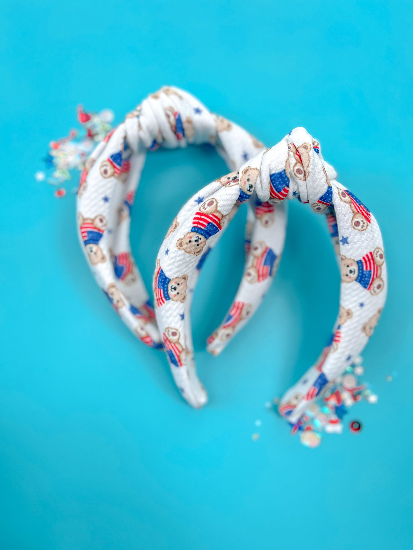 4th of July Knotted Headbands for Girls & Women