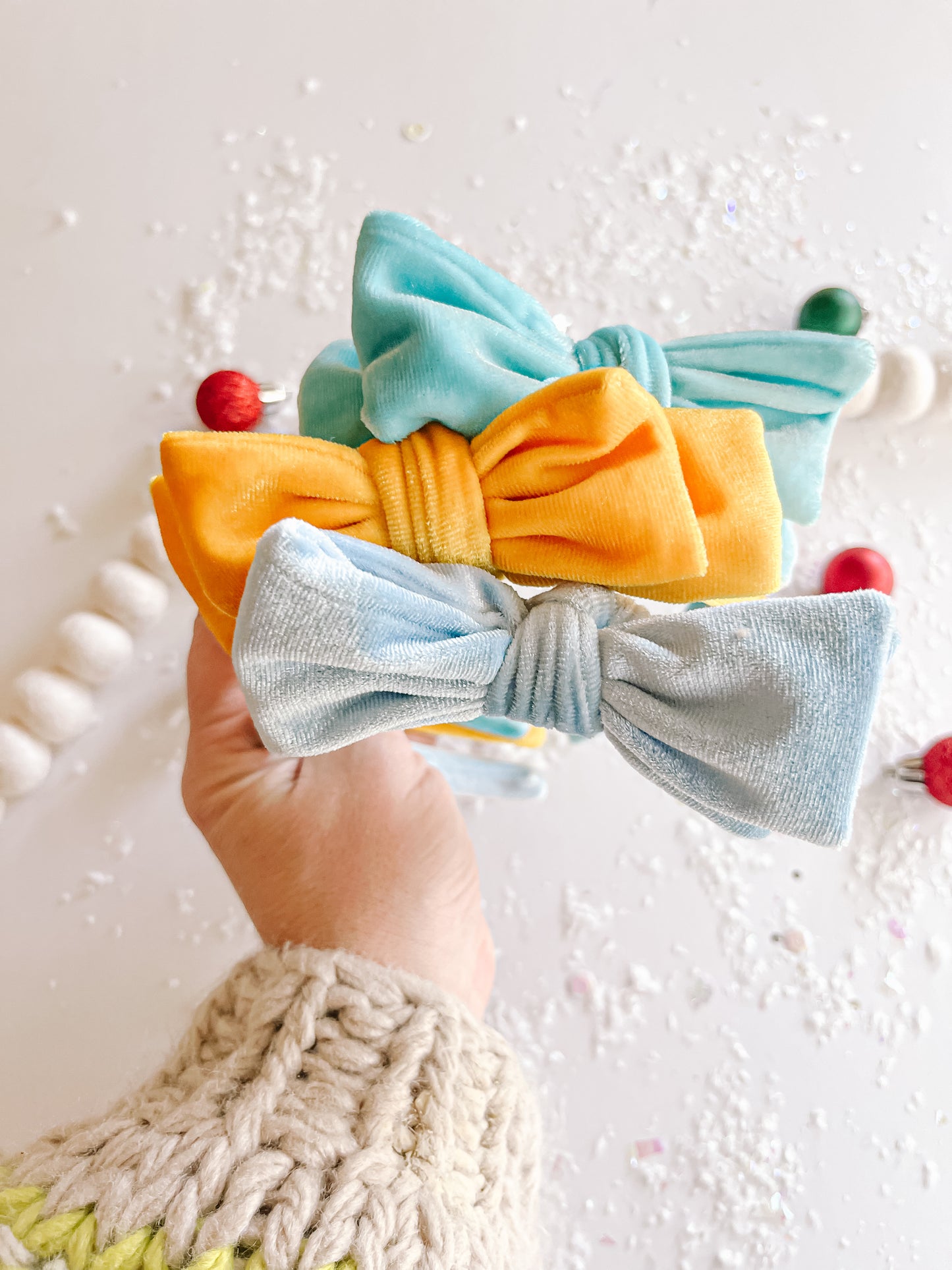 Velvet Bow Headband