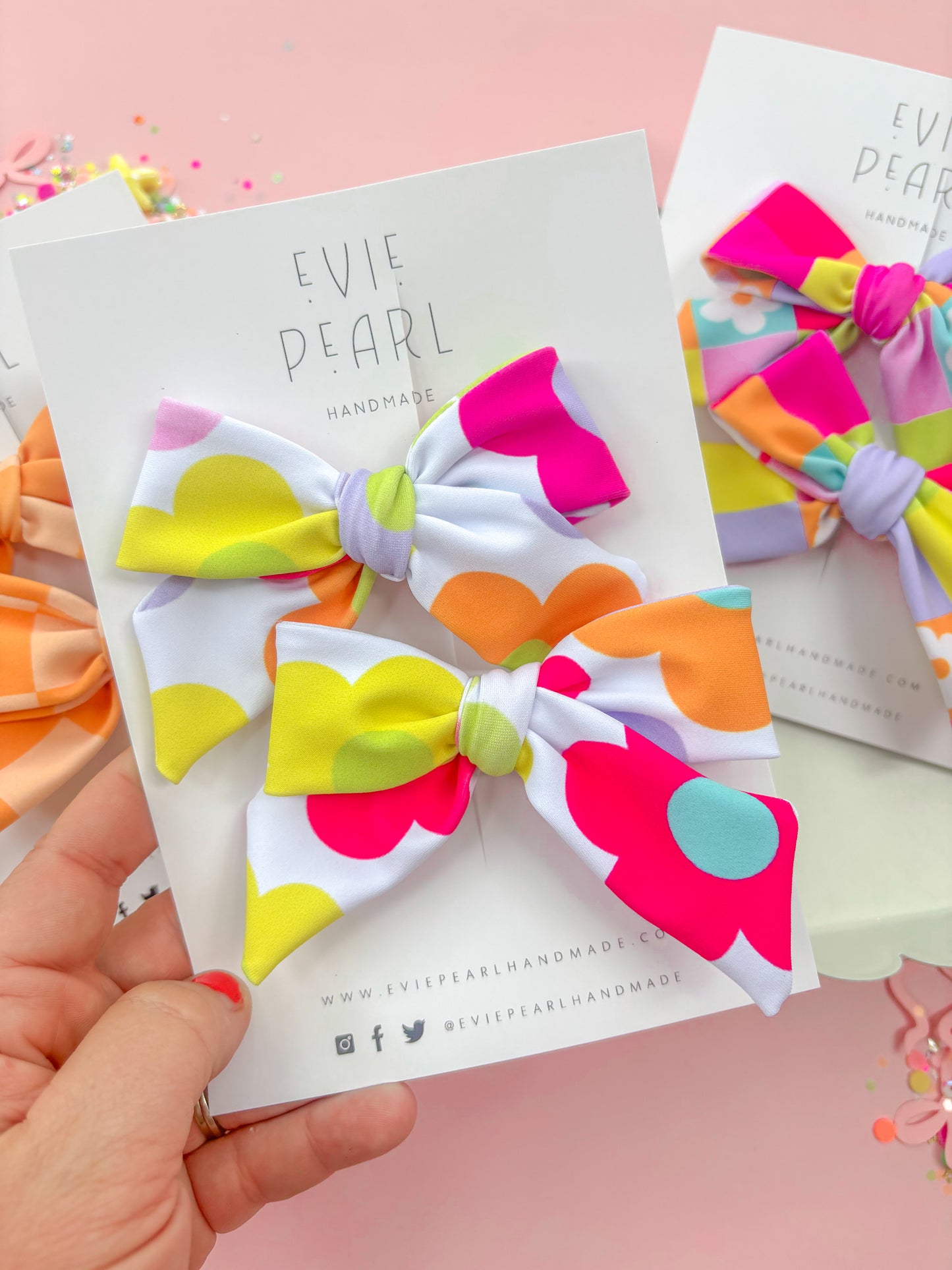 Swim Medium Pinwheel Pigtail Set
