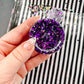 Witch, Please! — Purple + Black Halloween Hair Glitter