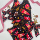 Black Pendant KC XL Pinwheel Bow