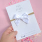 Small White Swiss Dot Pinwheel On Nylon Headband