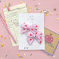 Pink Apple Small Pinwheel Pigtails