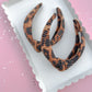 Leopard Ribbed Knotted Headband