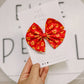 Red| KC Heart Bow