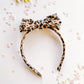 Leopard Bow Headband