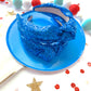 Blue Sequins Knotted Headband