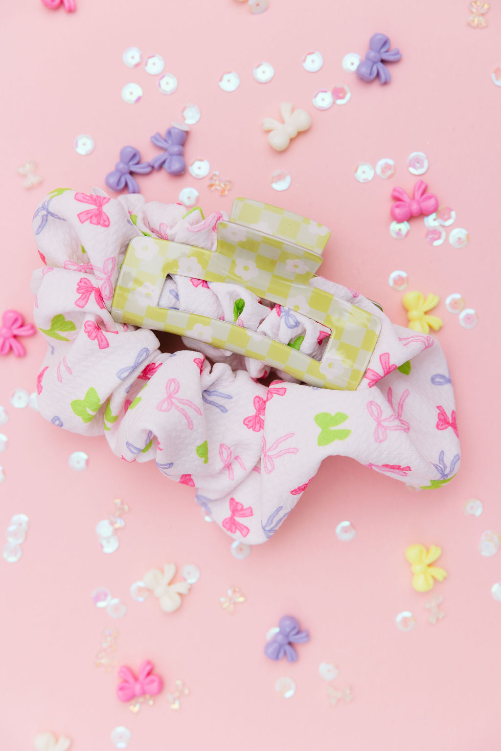 Neon Bow Era Oversized Scrunchy