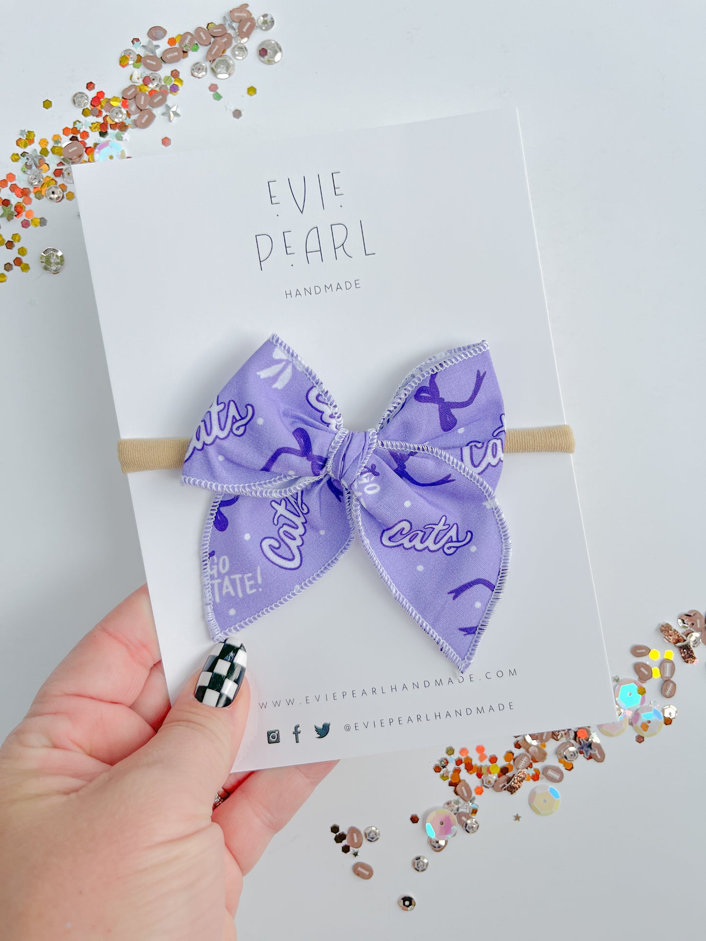 KSU Wildcats Small Hair Bow