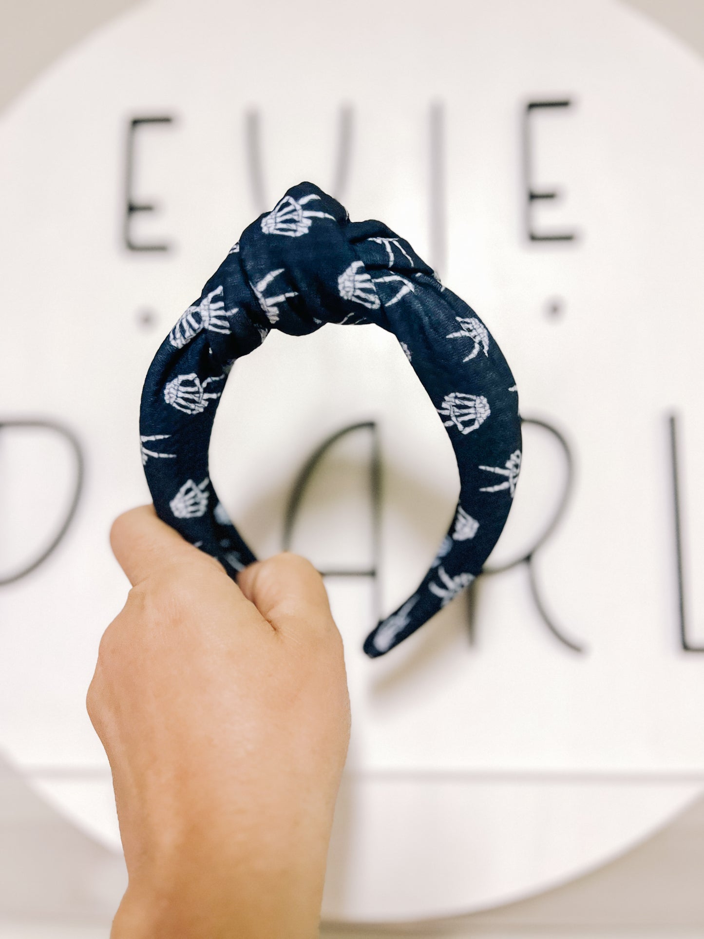 Peace| Skelly Knotted Headband for Girls & Women