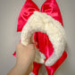 Cream Sherpa Knotted Headband for Girls & Women
