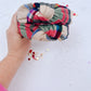 Tan Red Plaid Knotted Headband for Girls & Women