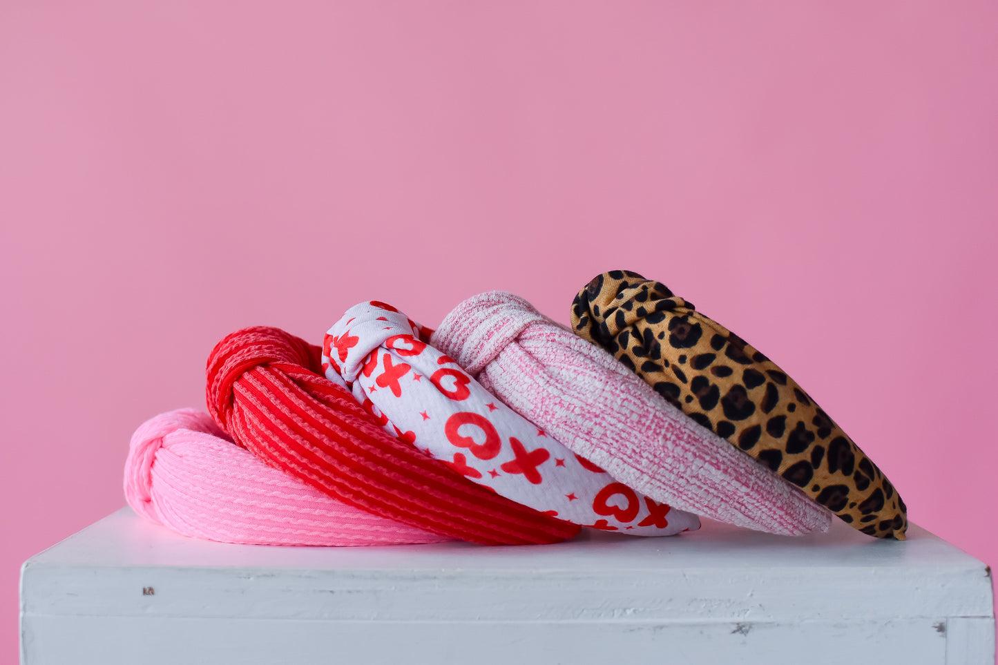 Leopard Knit Knotted Headband for Girls & Women