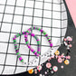 Hocus Pocus Green & Purple Bracelet made by Evie Pearl