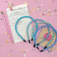 1 Blue Surprise Glitter Headband For Girls