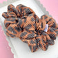 Leopard Ribbed Oversized Scrunchy