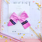 PREORDER: Pink Crayon Name Bow