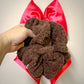 Brown Sherpa Oversized Scrunchy