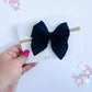 Black Solid Small Bow