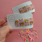 Pencil Bow Single Snap Clip