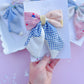 Heirloom Patchwork Quilted Medium Sailor Bow for Girls & Women