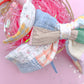 Spring Heirloom Quilted Knotted Headband