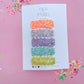 Chunky Glitter Snap Clip