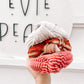 Stone Ribbed Knit Knotted Headband for Girls & Women