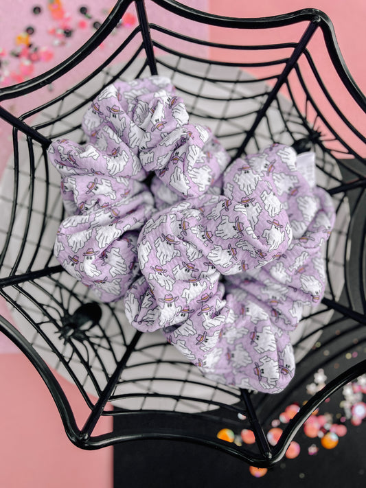 Pink| Cowboy Ghost Regular Scrunchy